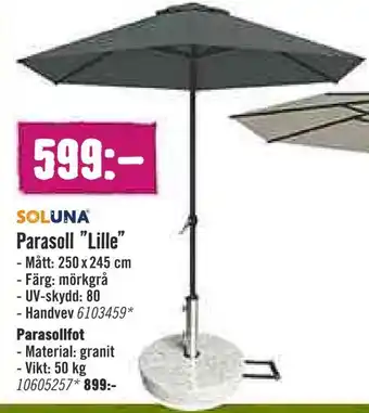 Hornbach Parasoll lille erbjuda