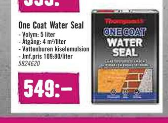 Hornbach One coat water seal erbjuda