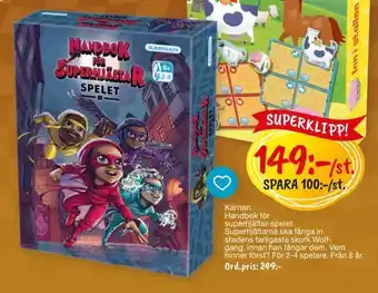 Leklust Kärnan. handbok för superhjältar-spelet erbjuda
