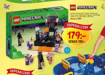 Leklust Lego ® minecraft™ 21242 endarenan erbjuda