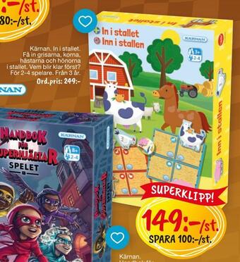 Leklust Kärnan. in i stallet erbjuda