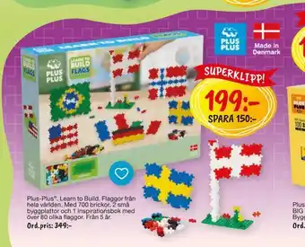 Leklust Plus-plus ® learn to build flaggor från hela världen erbjuda