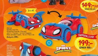 Leklust Marvel spidey and his amazing friends erbjuda