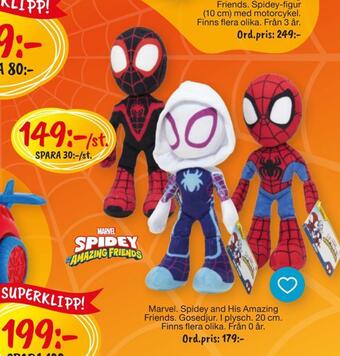 Leklust Marvel spidey and his amazing friends erbjuda