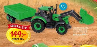 Leklust Traktor med släp erbjuda