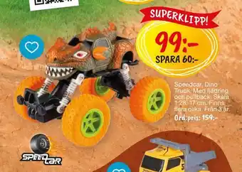 Speedcar dino truck