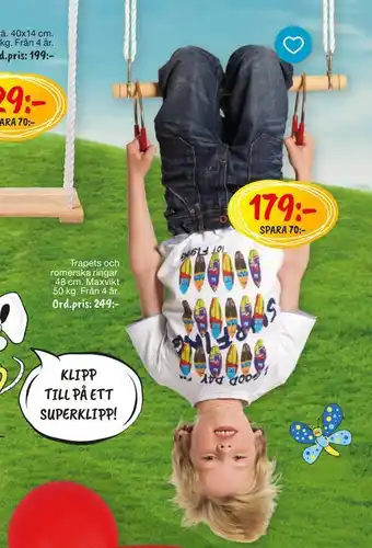 Leklust Trapets och romerska ringar erbjuda
