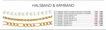 Albrekts Guld Armband med odlade sötvattenspärlor och 18K guldlås erbjuda