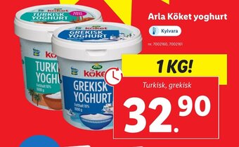 Lidl Arla Köket yoghurt erbjuda