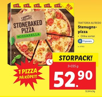 Lidl TRATTORIA ALFREDO Stenugns- pizza erbjuda