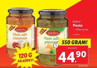 Lidl BARESA Pesto erbjuda