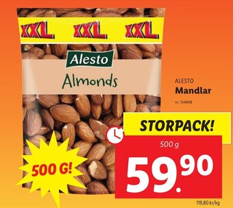 Lidl ALESTO Mandlar erbjuda
