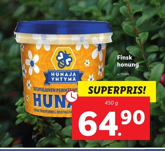 Lidl Finsk honung erbjuda