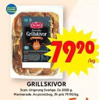 ICA Maxi GRILLSKIVOR Scan. erbjuda