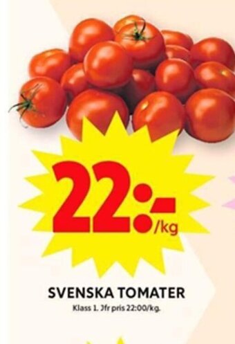 ICA Maxi SVENSKA TOMATER erbjuda