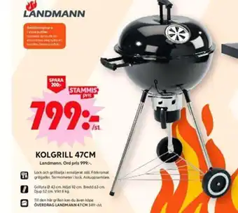 KOLGRILL 47CM Landmann