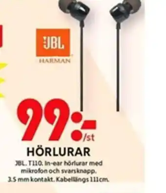 ICA Maxi JBL HÖRLURAR erbjuda