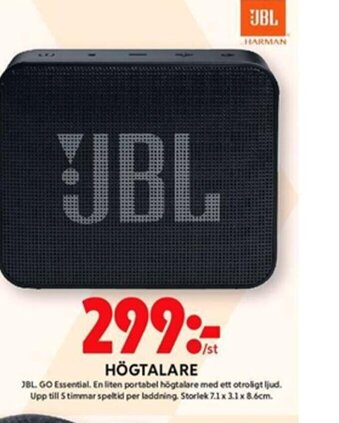 ICA Maxi HÖGTALARE JBL erbjuda