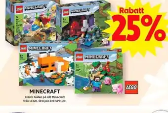 ICA Maxi MINECRAFT LEGO. erbjuda