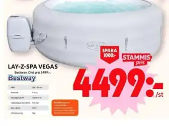 ICA Maxi LAY-Z-SPA VEGAS Bestway. erbjuda