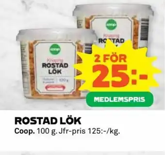 ROSTAD LÖK Coop 100 g