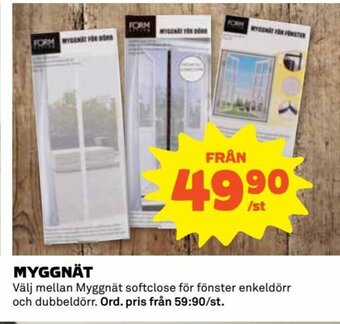 Coop MYGGNÄT erbjuda
