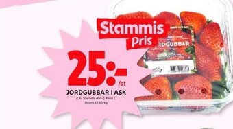 ICA Kvantum JORDGUBBAR I ASK erbjuda