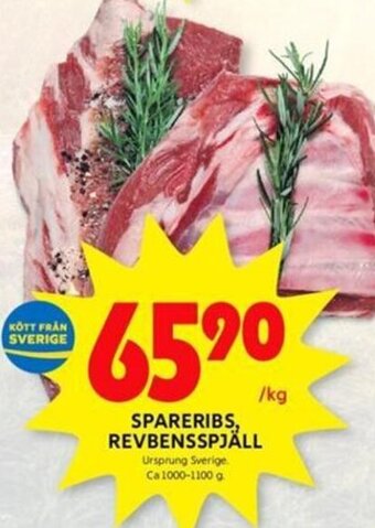 ICA Kvantum SPARERIBS, REVBENSSPJÄLL erbjuda