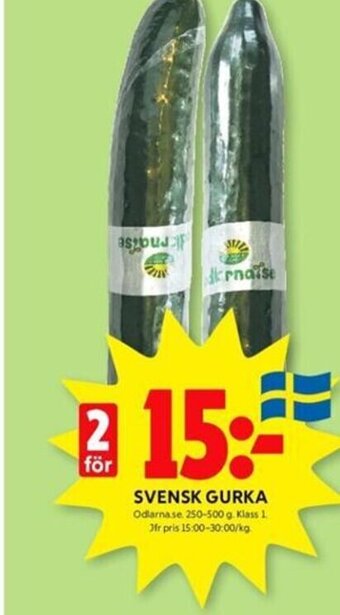 ICA Kvantum SVENSK GURKA erbjuda