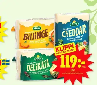 ICA Kvantum Arla OST erbjuda