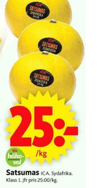 ICA Supermarket SATSUMAS erbjuda