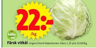 ICA Supermarket Färsk vitkål. erbjuda