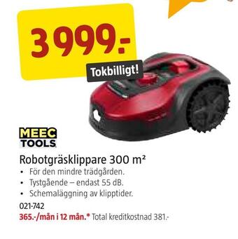 Jula Robotgräsklippare 300 m2 erbjuda