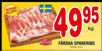 Nya Pulsen Färska spareribs erbjuda