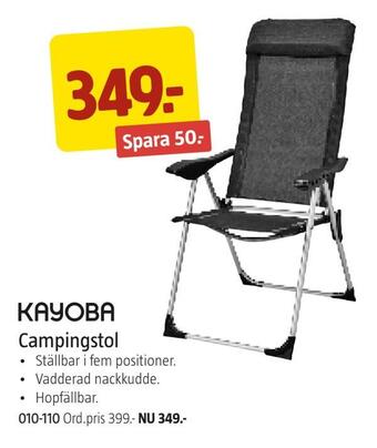 Jula Campingstol erbjuda