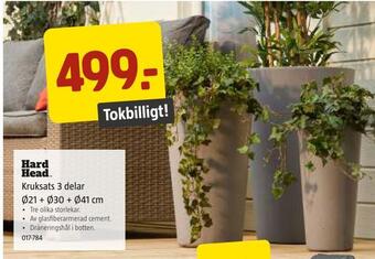 Jula Kruksats 3 delar ø21 + ø30 + ø41 cm erbjuda