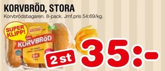Nya Pulsen Korvbröd, stora erbjuda