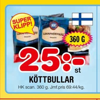 Nya Pulsen Köttbullar erbjuda