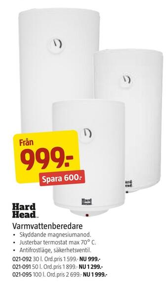 Jula Varmvattenberedare erbjuda