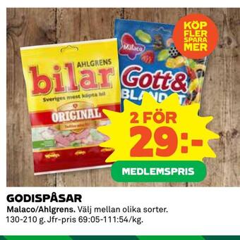 Coop Godispåsar erbjuda