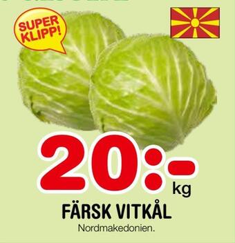 Nya Pulsen Färsk vitkål erbjuda