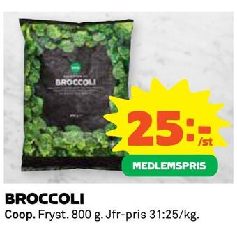 Coop Broccoli erbjuda