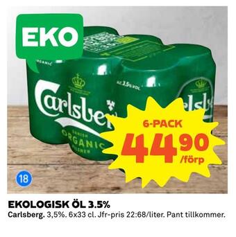 Coop Extra Ekologisk öl 3,5% erbjuda