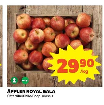 Coop Extra Äpplen royal gala erbjuda