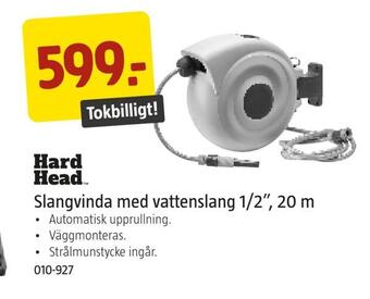 Slangvinda med vattenslang 1/2, 20 m