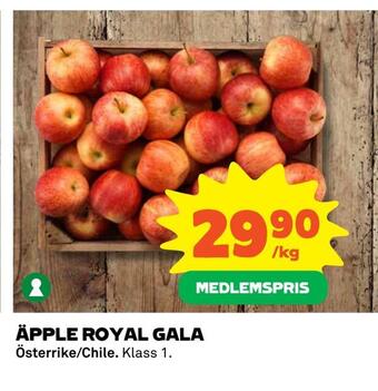 Coop Äpple royal gala erbjuda