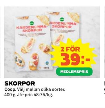 Coop Extra Skorpor erbjuda