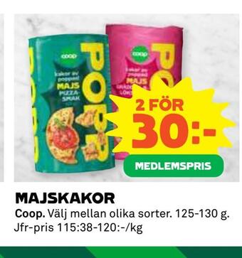 Coop Majskakor erbjuda