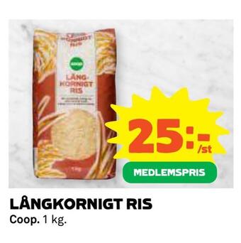 Coop Långkornigt ris erbjuda