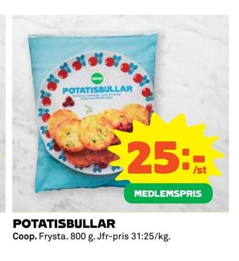 Coop Extra Potatisbullar erbjuda
